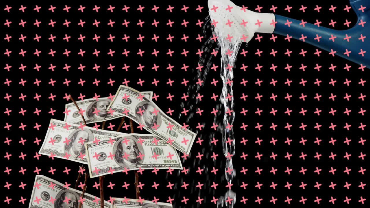 알파 채널의 네온 조명