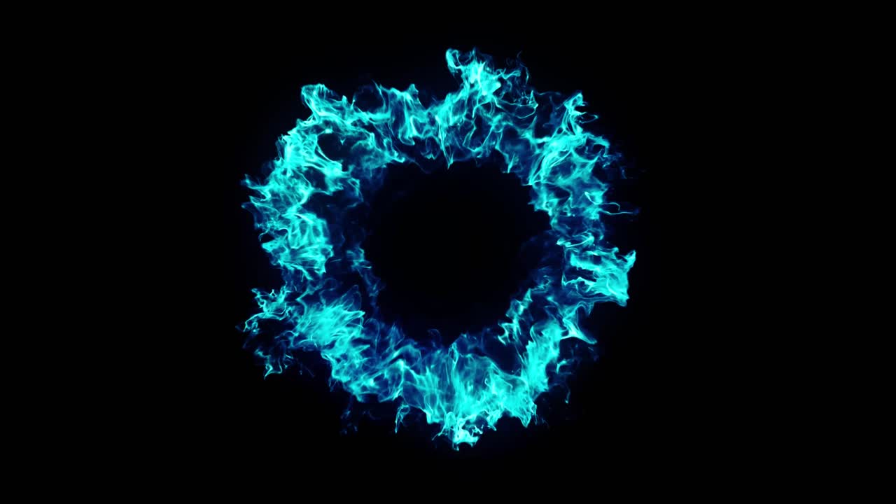 Blue Fire Ring
