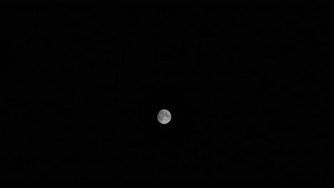 luna llena con cielo despejado por la noche