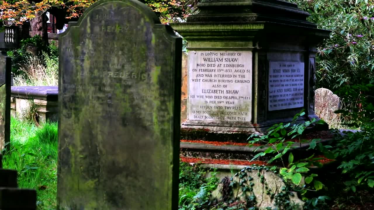 Exploring an Old and Overgrown Graveyard