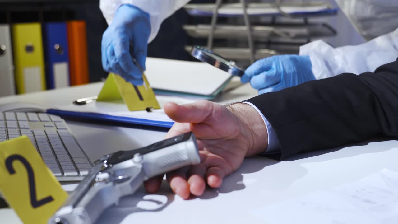 asesinato de un hombre de negocios.