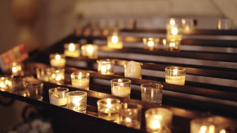 candles in a church