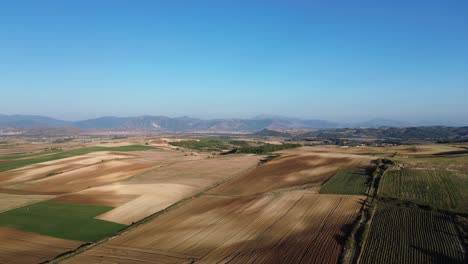 the enchanting pentavriso village from the air in 4k greece in autumn