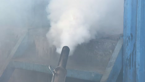 fogging activity to kill mosquitoes