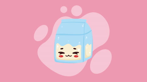 cute kawaii milk carton