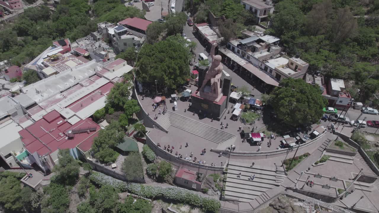 vista aerea del pipila en guanajuato