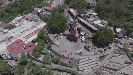 Aerial-view-of-the-pipila-in-guanajuato