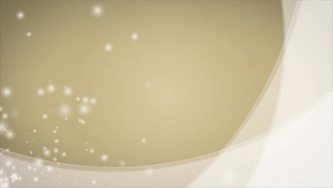 abstract background with light beige waves and particles