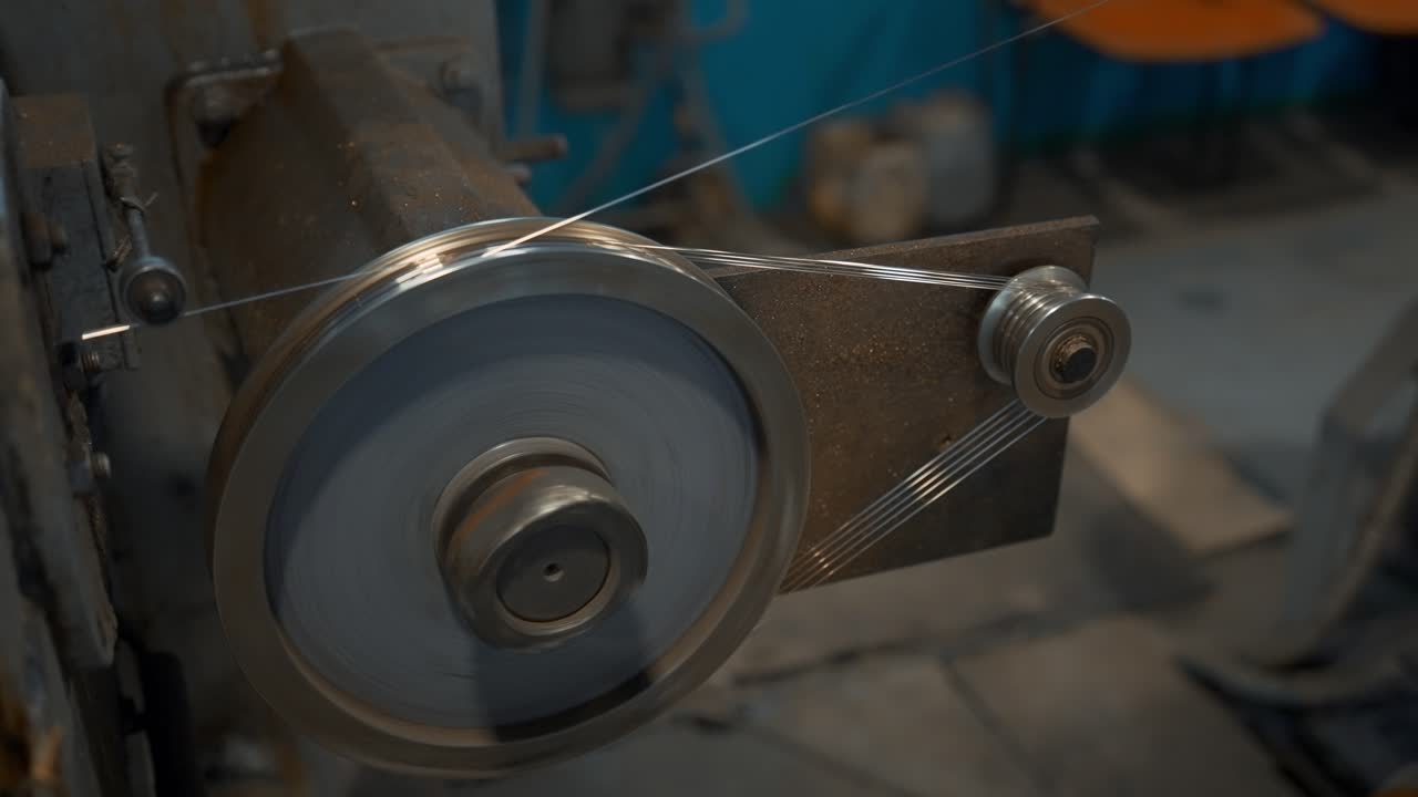 máquina de hilado de alambre industrial