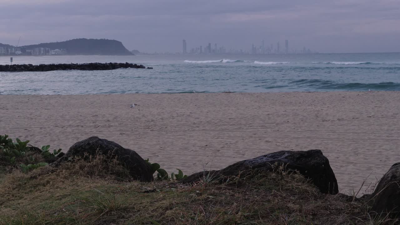 Scenic Coast In Currumbin Alley, Gold Coast, Queensland, Australia - Wide Shot