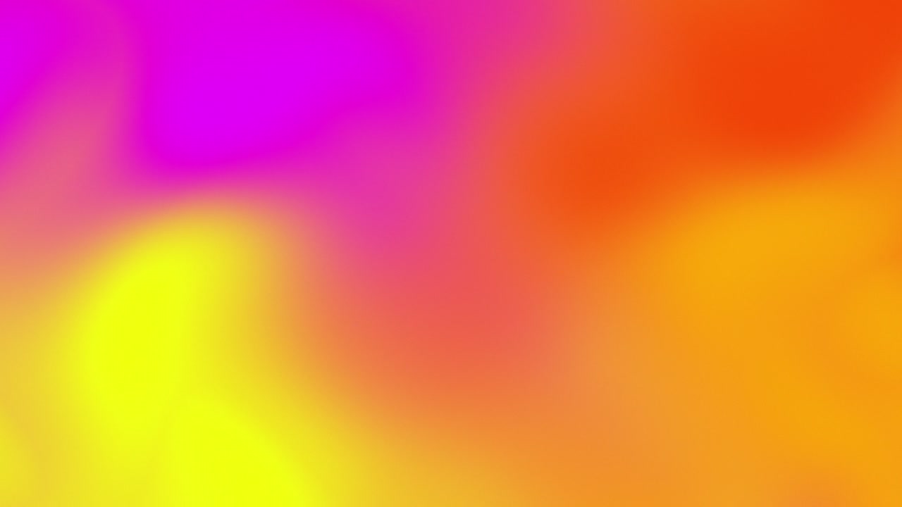 Abstract Animation Of Liquid Gradient Yellow Orange Pink