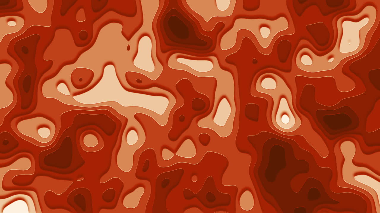 Abstract Orange and Red Papercut Relief Pattern Background