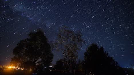 rastros de estrellas vía láctea cruz del sur australia noche australiana galaxias timelapse de taylor brant películas