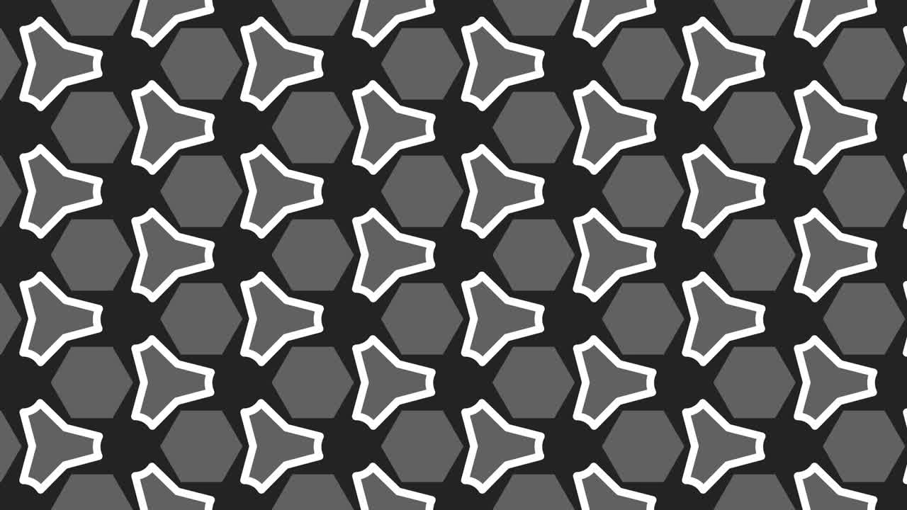 Animated seamless pattern design floating