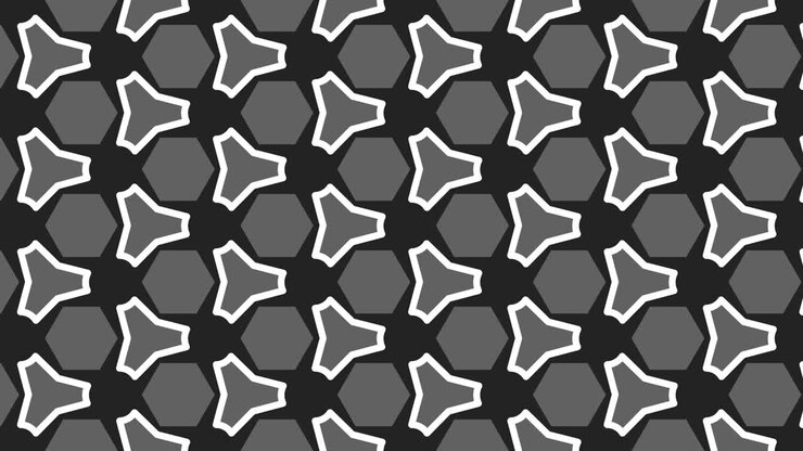 Animated seamless pattern design floating