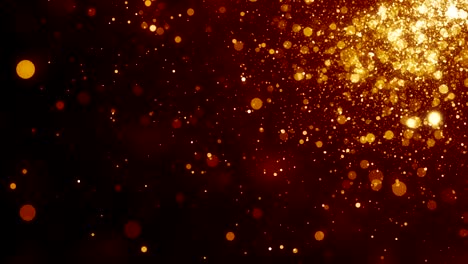 partículas de polvo abstracto luz bokeh títulos de movimiento bucle de fondo cinematográfico