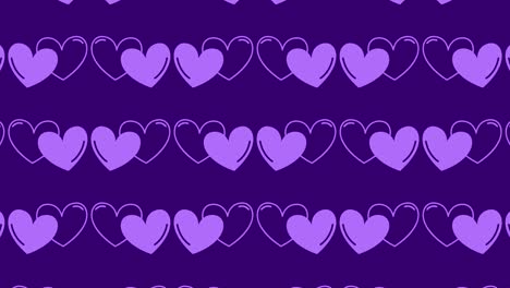 purple heart pattern