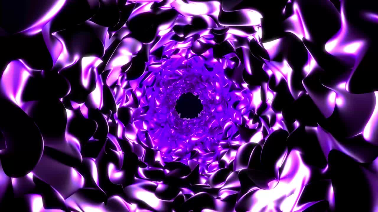 fondo de movimiento de túnel sin costuras 4k