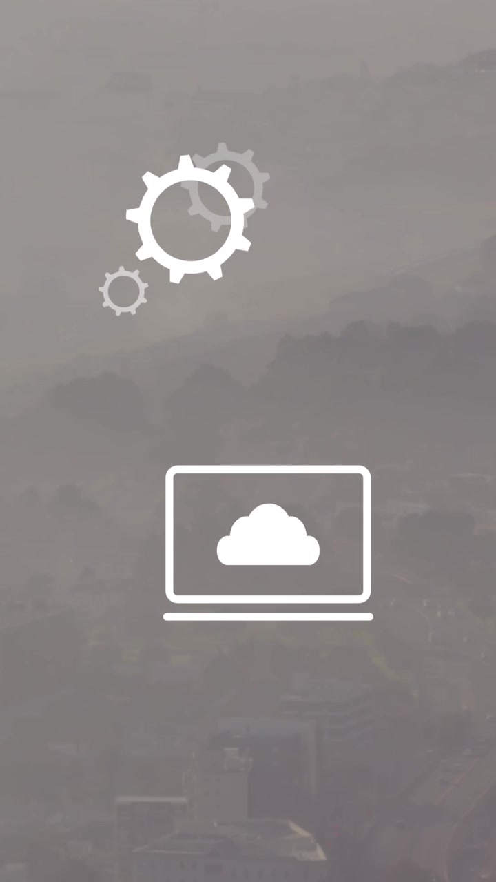 Animated Cloud Computing and Data Processing Icons