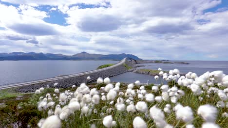 carretera del océano atlántico construcción noruega del siglo