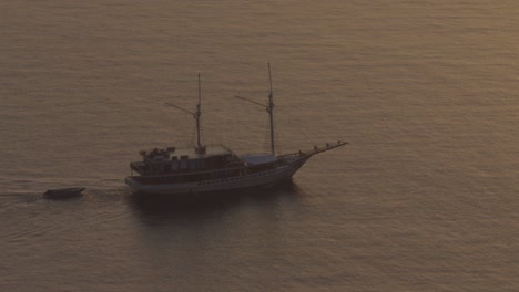 ship sailing in open sea during twilight