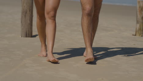 couple walking on the beach