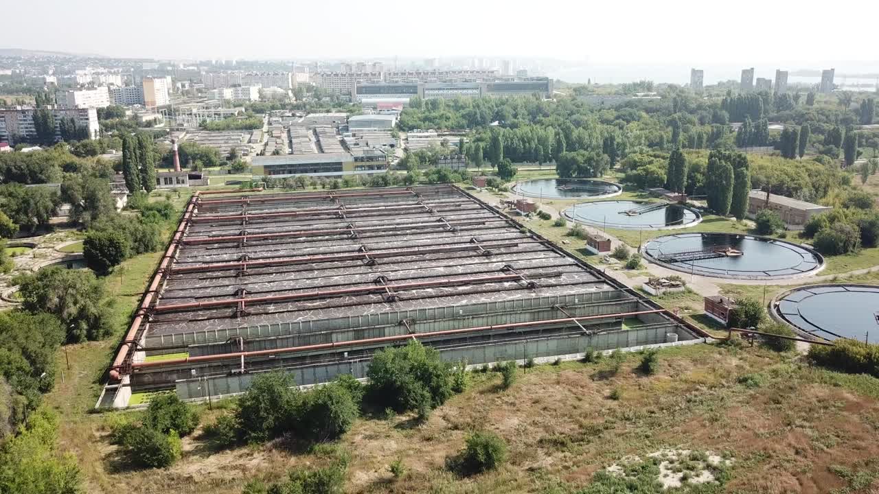 antena de purificación de agua de amplio círculo, agua potable limpia.
