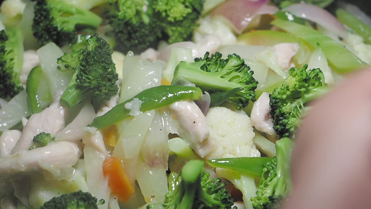 고기와 채소 김