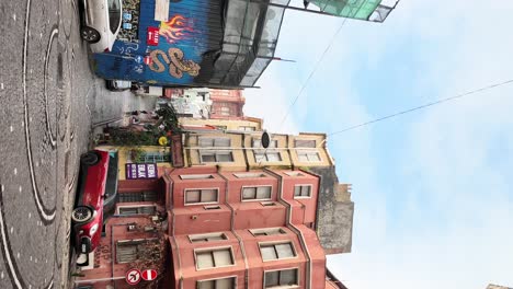 old town istanbul street scene