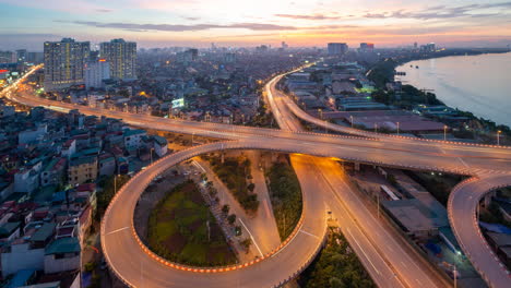 hanoi ring road 2 intersection timelapse