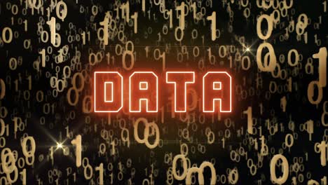 concepto de big data azulado con código digital