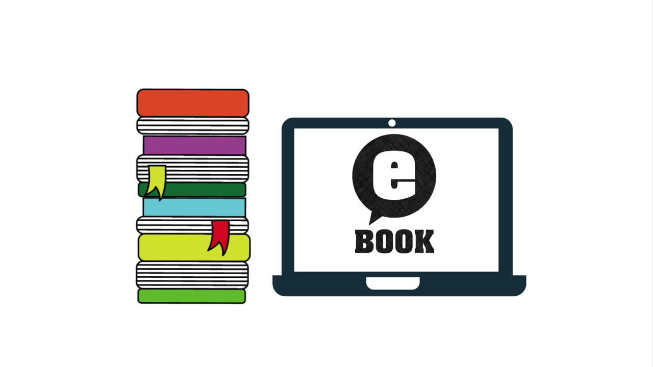 descargar diseño de libros electrónicos, animación de video