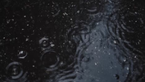 Rain-making-a-puddle-and-bubbles-and-ripples