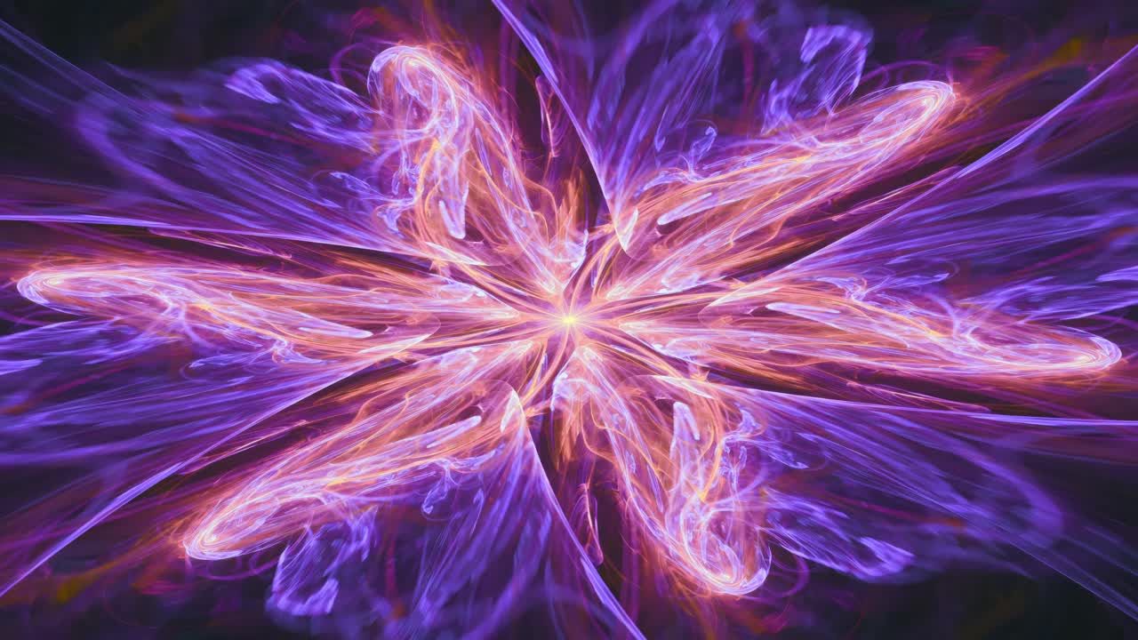 Visual fantasy of hypnotic color swirls, fractal abstract ecstasy endless loop of renewing life and recycling energy flow, spiritual awakening, intricate flowing geometric mandala patterns