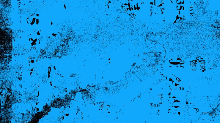 Animated Blue and Black Grunge Texture Loop