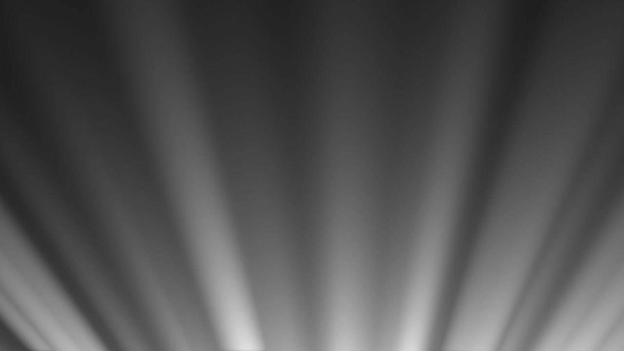 Dynamic Grayscale Light Rays Moving Upwards on Dark Background