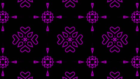 fondo de patrón sin costuras geométrico púrpura abstracto. rayas abstractas bucle de caleidoscopio. rápido psicodélico colorido fondo de kaleidoscopio vj. discoteca fondo de movimiento abstracto. efecto caleidoscope