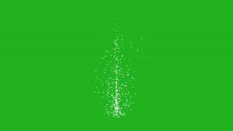 white balls extractor green screen motion graphics