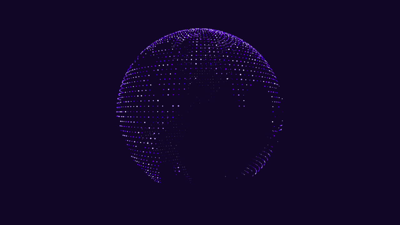 3d dot globe intricate green dots form circular pattern, creating striking 3d effect