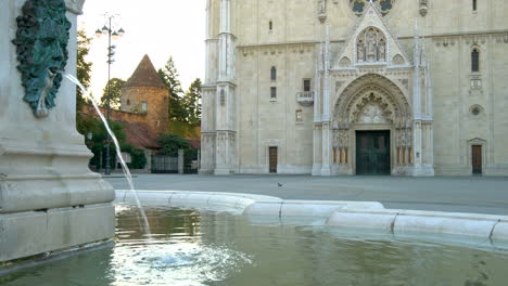 the zagreb cathedral - landmark of zagreb, croatia