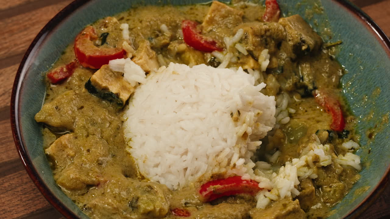 Thai Green Curry with Rice