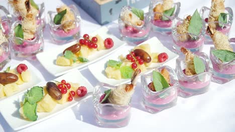 elegant shrimp and fruit appetizers