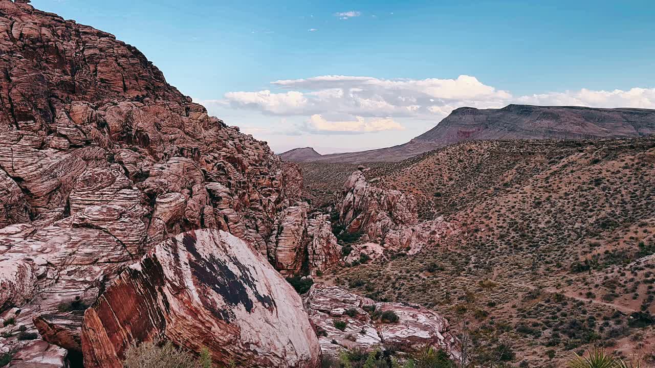 vista del paisaje del cañón de la roca roja