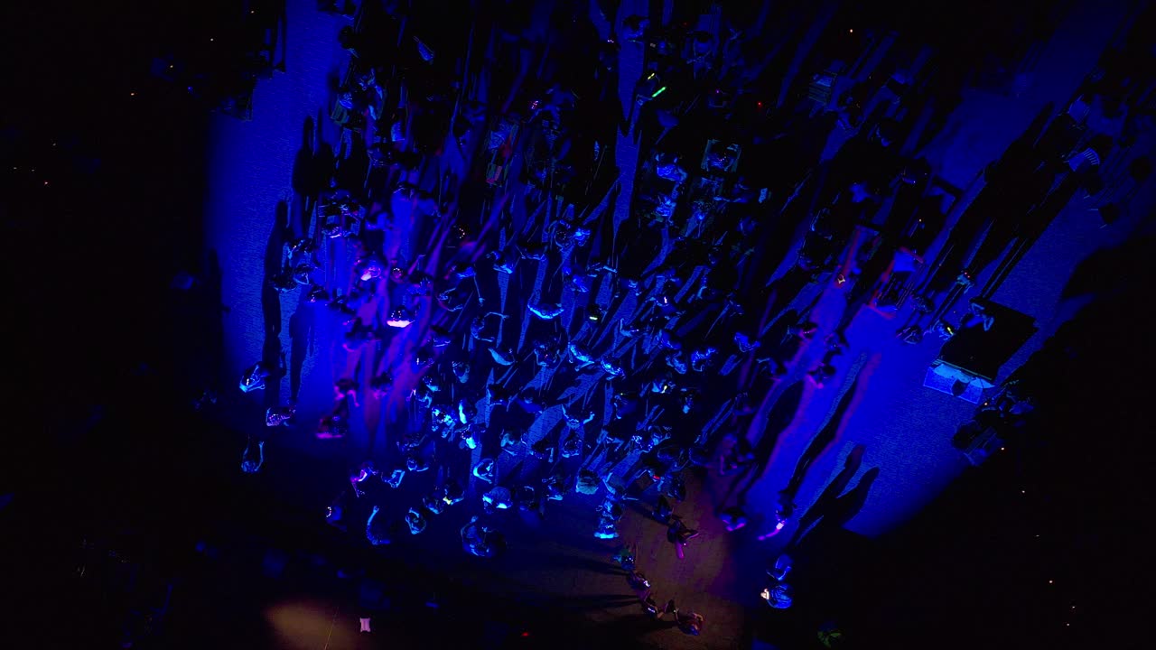 야간 콘서트 공중 풍경