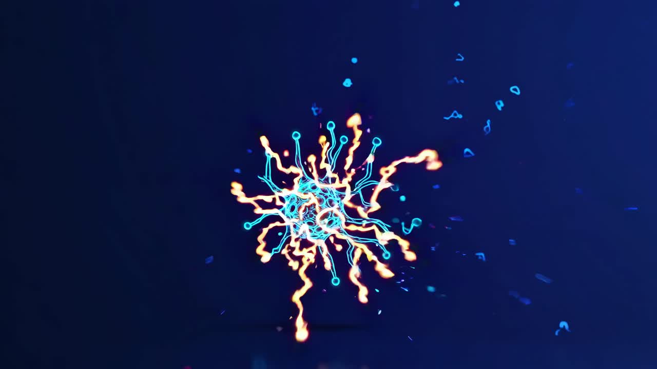 абстрактная молекулярная структура