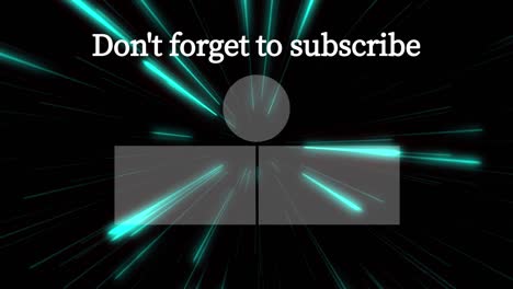 gráficos de movimiento de la pantalla de finalización de la tarjeta de extremo de ray warp