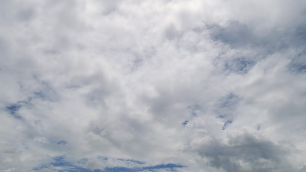 Beautiful clouds layer in the sky timelapse