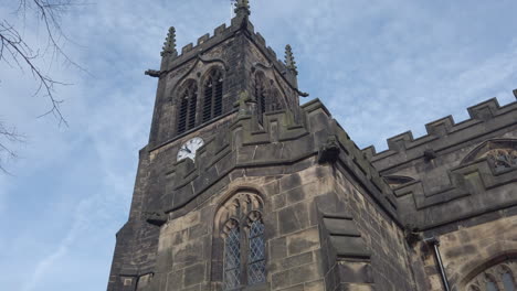 La-Iglesia-De-Santa-María-Sansbch,-Cheshire,-Inglaterra