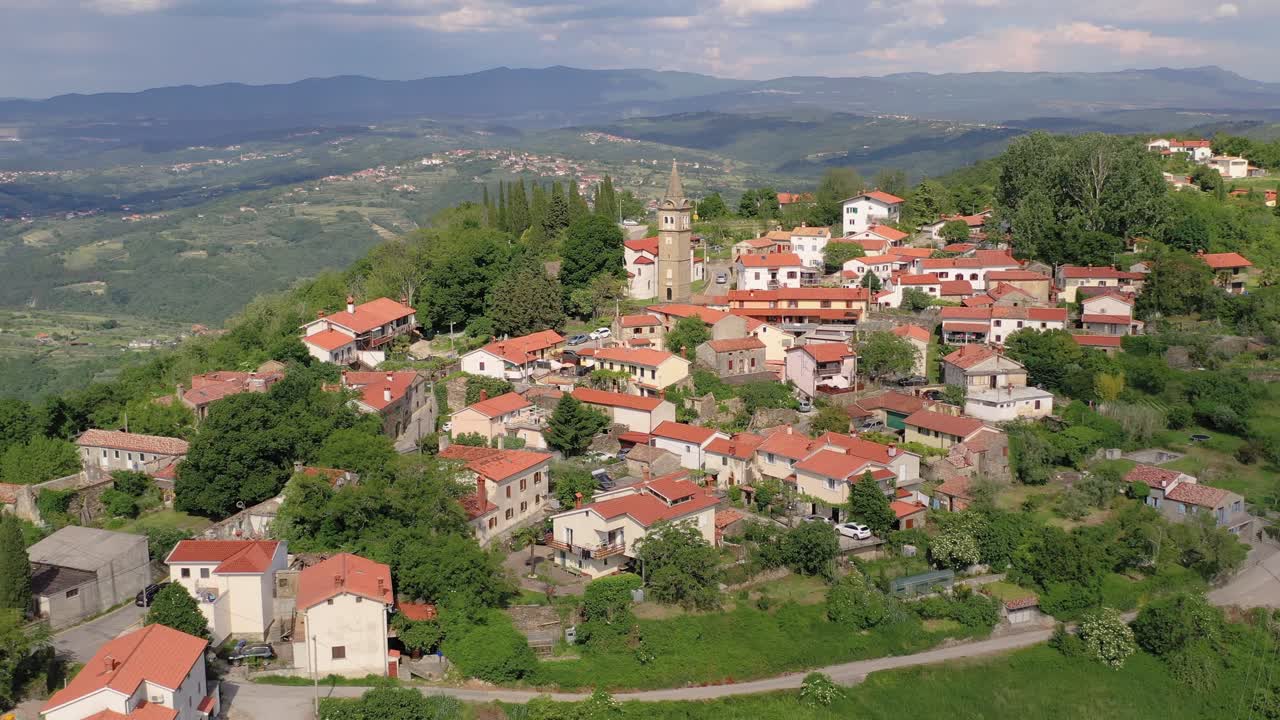 Village on a Hillside