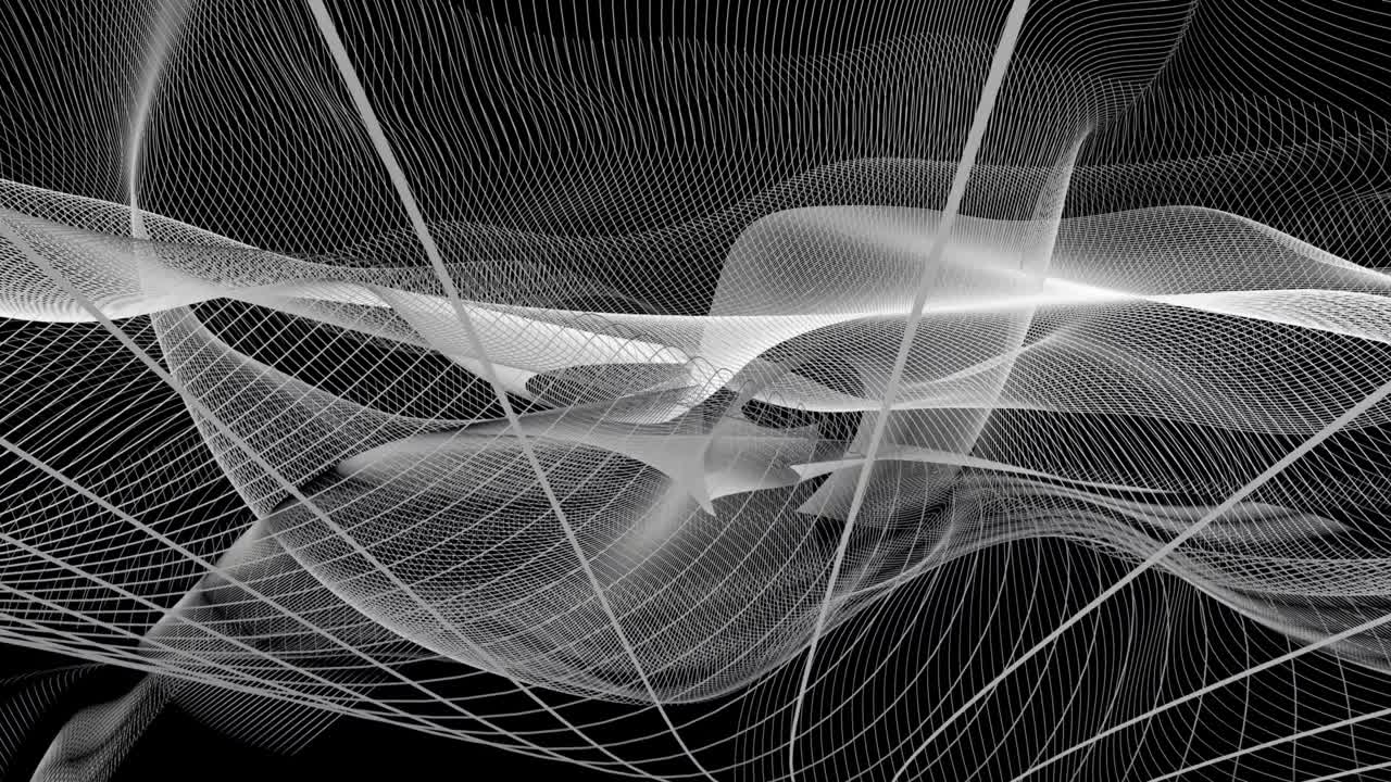 ondas de partículas en el ciberespacio.